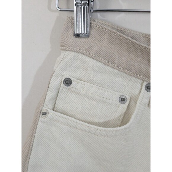 New Reformation Jeans Cynthia Tonal Reworked High Rise Straight Jeans Clay Sz 24 - Picture 10 of 16